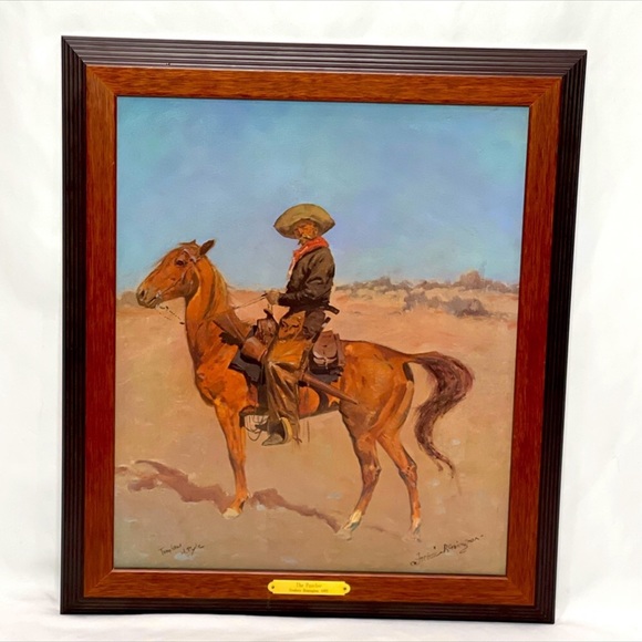 THE PUNCHER 1895 CANVAS PRINT BY FREDERICK REMINGTON